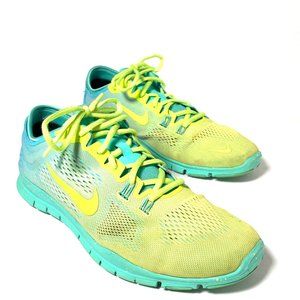 Womens Nike Free TR Fit 4 Green/Yellow
